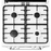 Beko Cooker EDG6L33W White Hob
