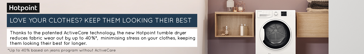 Hotpoint ActiveCare Tumble Dryer Banner