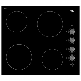 Beko 60cm Ceramic Hob - Black