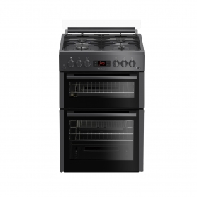 Blomberg 60cm Double Oven Gas Cooker with Gas Hob - Anthracite