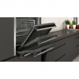 Neff B3ACE4HN0B Slide & Hide 59.4cm Built In Electric Single Oven - Stainless Steel - 1