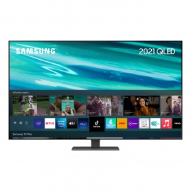 Samsung QE55Q80AATXXU 55" 4K QLED Smart TV Quantum HDR 1500 powered by HDR10+ with object tracking and AI sound