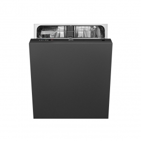 Smeg Integrated Full Size Dishwasher - Black Control Panel - A+ Energy Rated