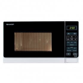 Sharp 20 Litre Solo Microwave - White