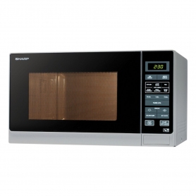 Sharp 25 Litre Solo Microwave - Silver
