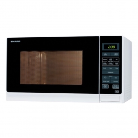 Sharp 25 Litre Solo Microwave - White