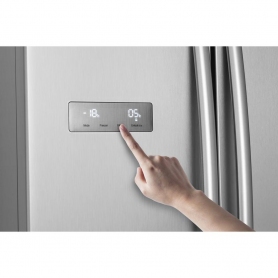 Hisense RS741N4WC11 American Style Fridge Freezer - Stainless Steel - 1