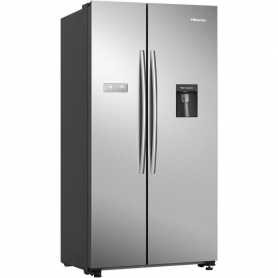 Hisense RS741N4WC11 American Style Fridge Freezer - Stainless Steel - 3