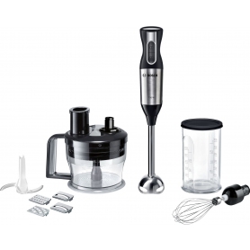 Bosch MSM6S90BGB ErgoMixx Hand Blender with Food Processor 750W - Black & Silver