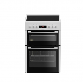 Blomberg HKN65W 60cm Double Oven Electric Cooker with Ceramic Hob - White