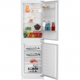 Zenith ZICSD355 Integrated Fridge Freezer - White - Static