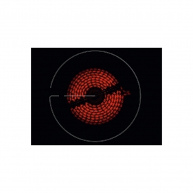 Zanussi ZHRX643K 59cm Ceramic Hob - Black - 2