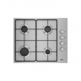 Beko CIHYG21SX 61cm Gas Hob - Stainless Steel - 4