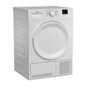 Beko DTLCE80041W 8kg Condenser Tumble Dryer - White - 1
