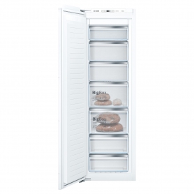 Bosch GIN81AEF0G 55.8cm Built In Tall Freezer - White - Frost Free