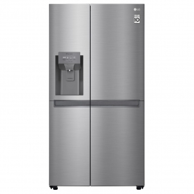 LG GSL480PZXV American Style Fridge Freezer - Shiny Steel
