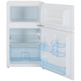 Lec 50cm Under Counter Manual-Defrost Fridge Freezer - White - A+ Rated