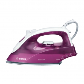 Bosch Steam Iron - White/Deep Berry