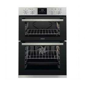 Zanussi Built In Electric Double Oven - Stainless Steel - A Energy Rated