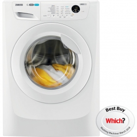 Zanussi 9kg 1200 Spin Washing Machine - White - A+++ Rated