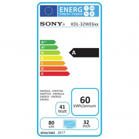 Sony 32" HD Ready HDR SMART TV - Freeview Play - Black - A Rated - 1