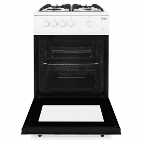 Beko ESG50W 50cm Gas Single Oven - White - 4