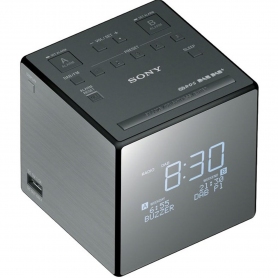 Sony Portable DAB/DAB+/FM Mirrored Digital Clock Radio