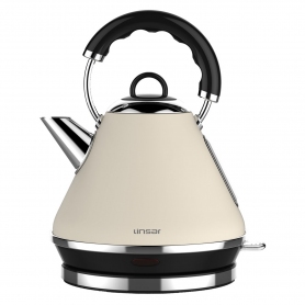 Linsar 1.7 Litre Pyramid Kettle - Cream