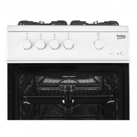 Beko ESG50W 50cm Gas Single Oven - White - 5