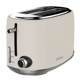 Linsar 2 Slice Toaster - Cream